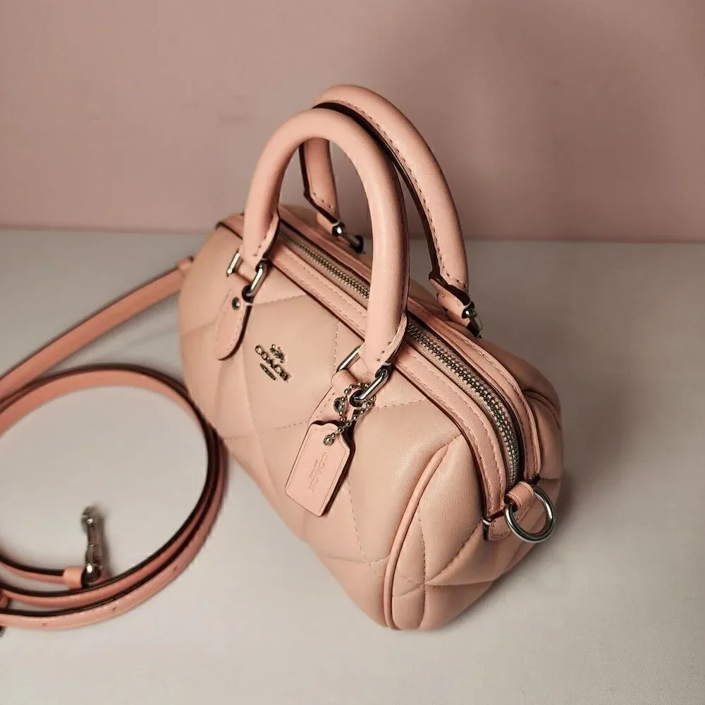 NWT Coach CJ524 Mini Rowan Crossbody With Puffy Diamond Quilting - Picture 2 of 6